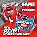 Jack Link’s x MrBeast Beef Sticks, Original Mini Beef Sticks, As Seen on Beast Games, 5g Protein, Made with 100% Real Beef, Pantry-Ready Snacks, 12 Count