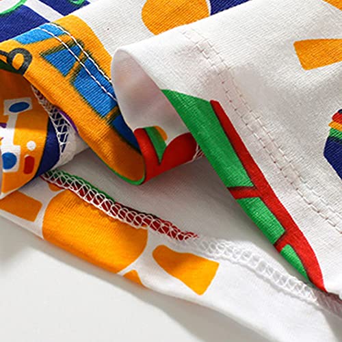 Toddler Boys' Short Sleeve Tees Cotton Casual Car Graphic Crewneck Summer Top Clothes T Shirts Color Boy4