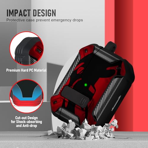 Image of Compatible with Airpods Pro 3 Case(2025),for Airpods Pro 3rd Generation Cases Cover with Keychain Cleaner Kit Soft Silicone Shockproof Cover for Women Men