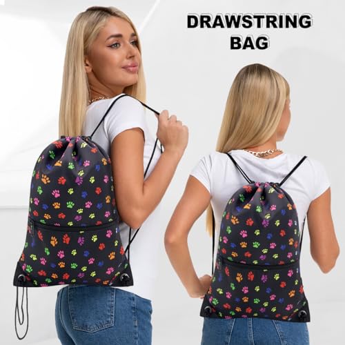 Image of HOLYLUCK Drawstring Backpack Bag Sport Gym Sackpack