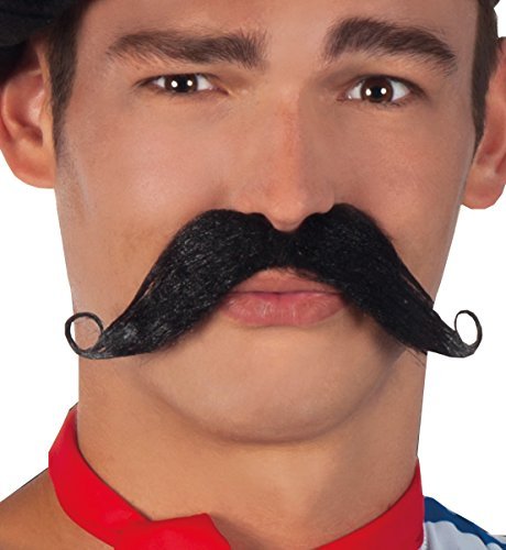 Boland 01810Moustache French Black One Size by BOLAND BV