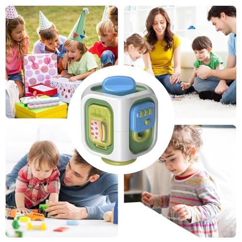 Cubo de actividad sensorial de 6 caras para regalo de cumpleaños infantil 4