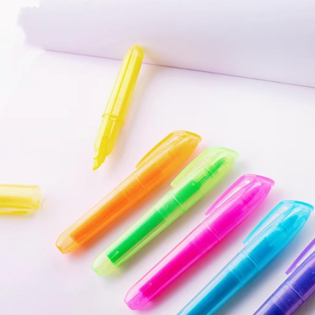 Amazon.co.jp: SKKSTATIONERY ミニ蛍光ペン 蛍光マーカー 蛍光ペン 3.5