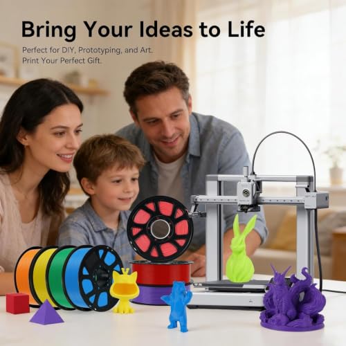 Image of Kingroon PLA Filament 1.75mm 3D Printer Filament Bright Green Pla Filament 1kg Filament Dimensional Accuracy + /- 0.02mm, Fit Most FDM Printer,Green Apple