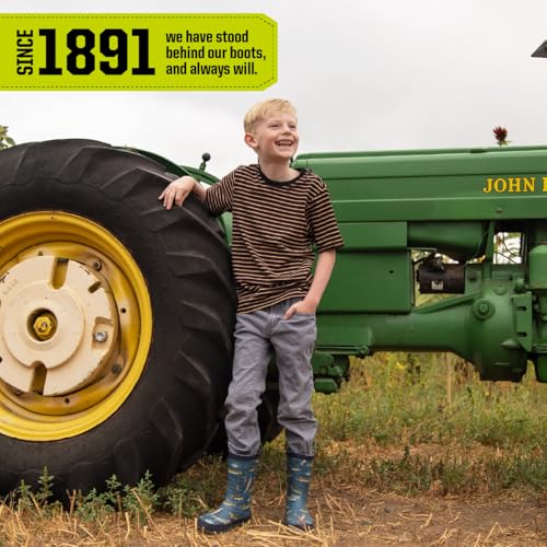 Western Chief Boys Waterproof Printed Rain Boot with Easy Pull on Handles - Gone Fishin, 2 M US Little Kid3