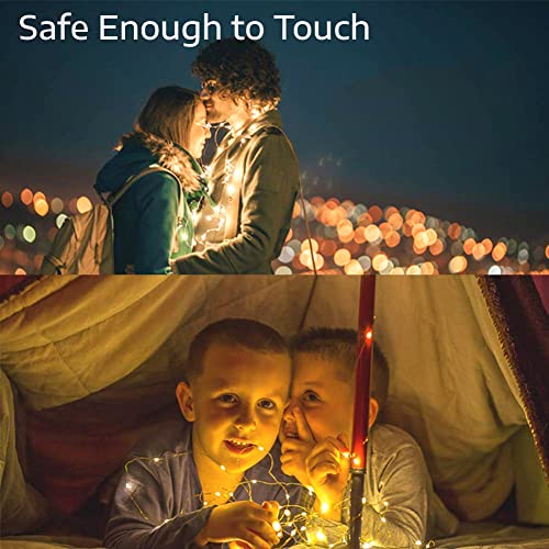 Albelt 4-Pack 33Ft 100 Led Fairy Lights Battery Operated With Remote & Timer, Waterproof Twinkle String Lights Outdoor Indoor 8 Modes For Bedroom Classroom Dorm Diy Christmas Party Garden Tree thumb #6