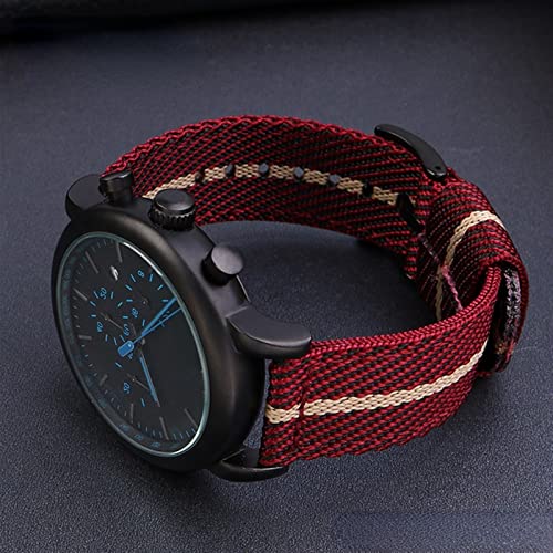 Bracelet de montre Omega Seahorse 300 en toile premium épaisse 22mm