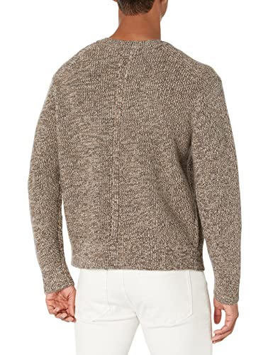 Theory Men's Lamar Crew ML.X Meri, Stone White/Fossil/Mink, Extra Large2