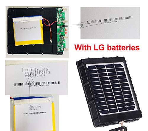 Trail Camera Solar Power Panel 8000mAh 3W Supporting 12V 9V 6V for All 3G 4G Hunting Game Camera or Deer Feeder - Image 4