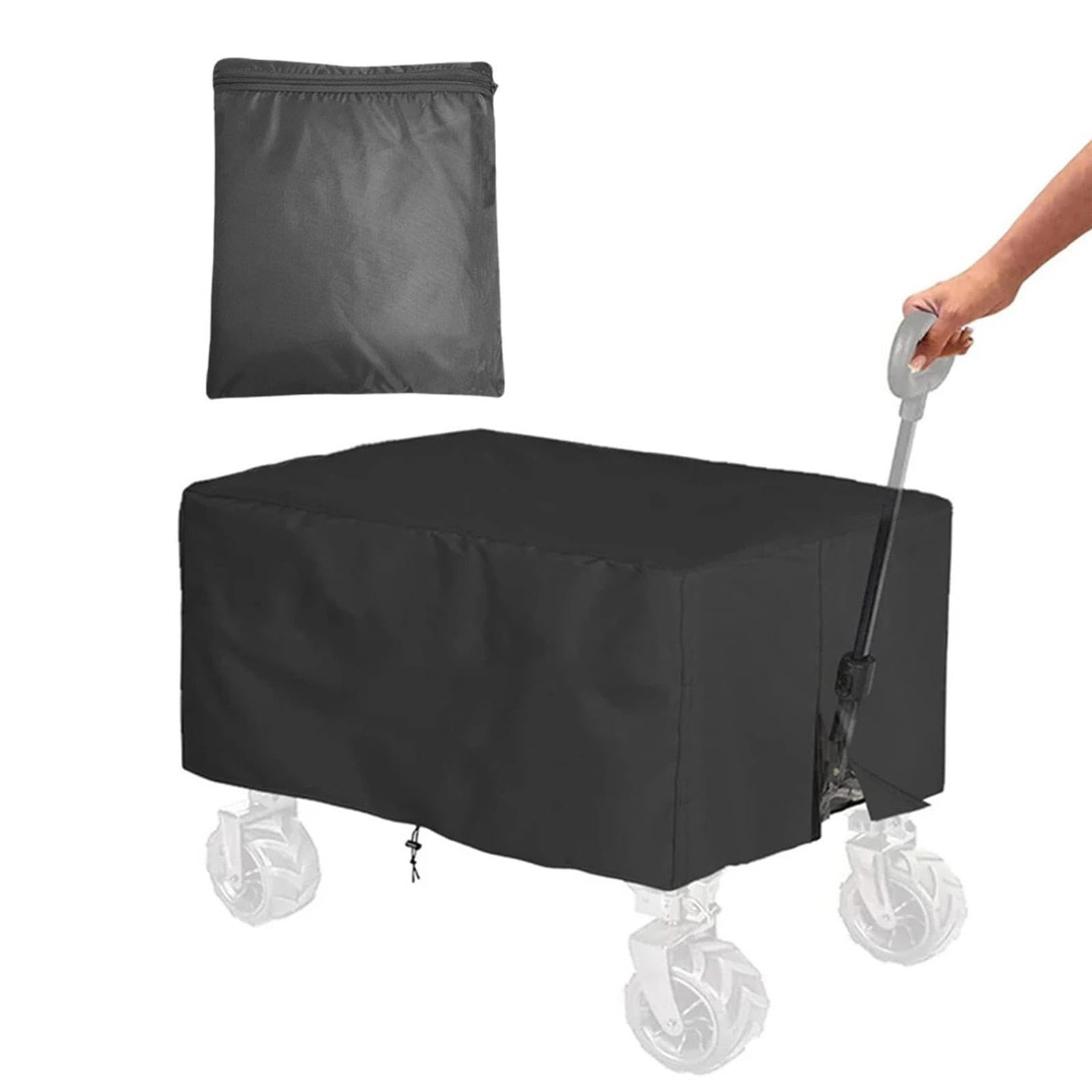 Wagon Cart Cover Durable Protective Covers Water Resistant Garden Cart Cover S-image-23
