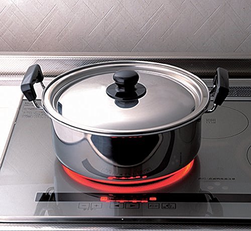 Stainless Steel Double-Handed Pot for Simmering - 11.8 inches