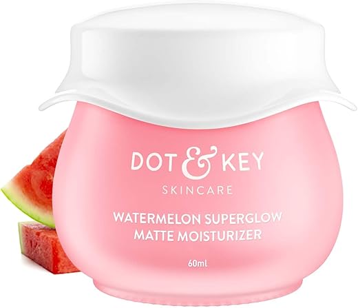 DOT & KEY Watermelon Superglow Matte Oil Free Moisturizer For Face With Watermelon Extracts | Lightweight Gel, Controls Excess Oil, Hydrates &…
