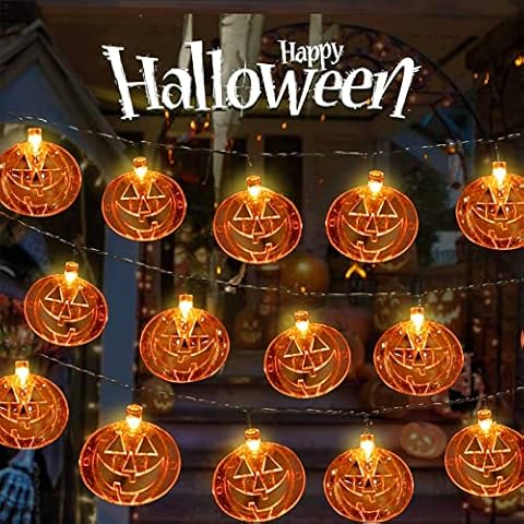 TaimeiMao Luces de Cadena de Calabaza de Halloween Cover