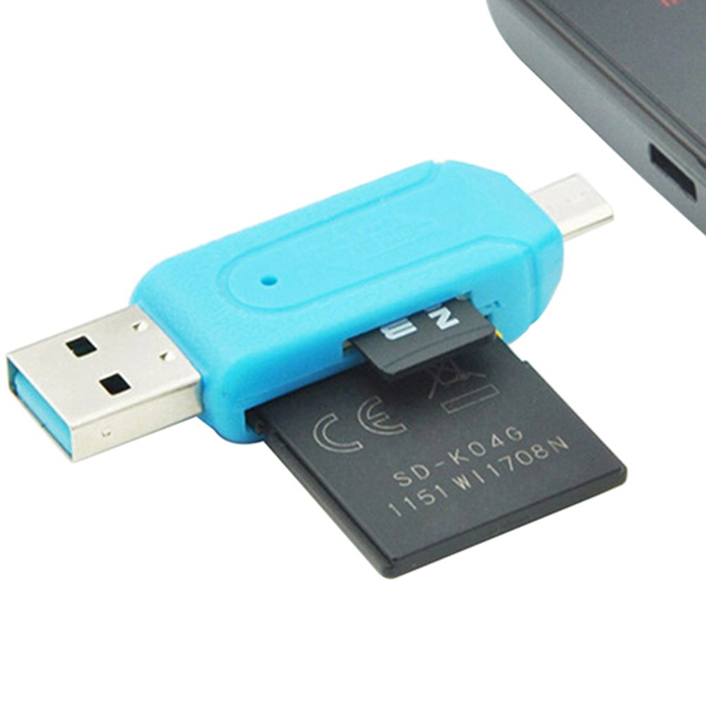 Adattatore 2 In 1 USB OTG Universale Per Telefono - Leggi Micro SD E TF