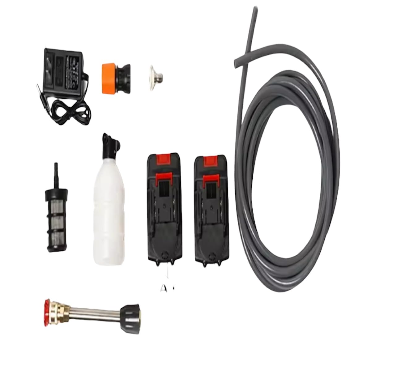 Idropulitrice a batteria 8000Mah Idropulitrice portatile con 2 batterie Idropulitrice ad alta pressione a batteria per il lavaggio di auto Pulizia di pavimenti