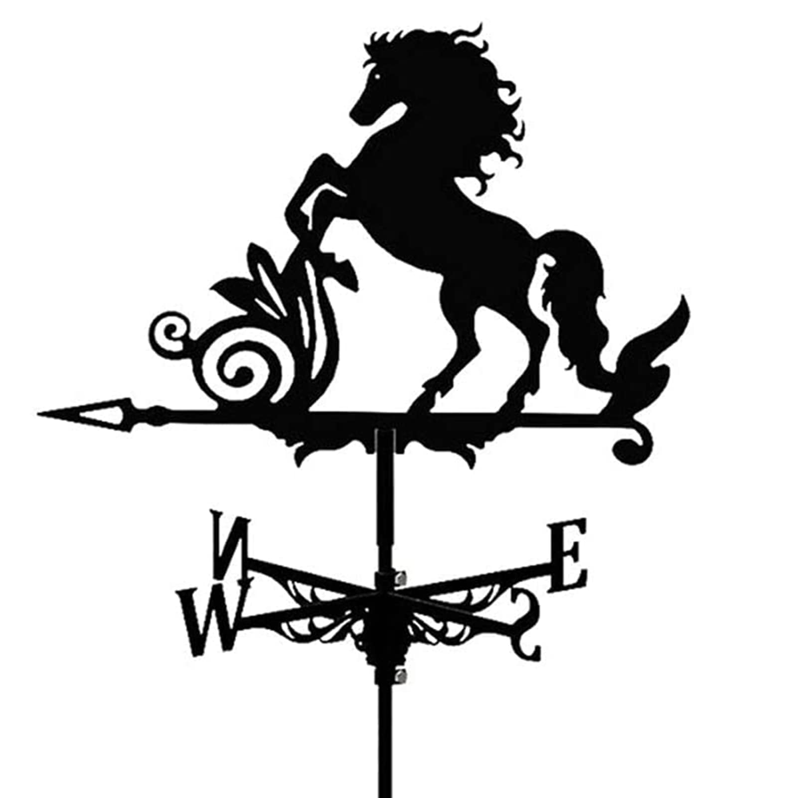 TAXXII Animal Metal Wind Vane For Yard,Vintage serviceable Weathervane Hollow Direction Indicator for Outdoor Garden Roof Paddock Decoration Yard