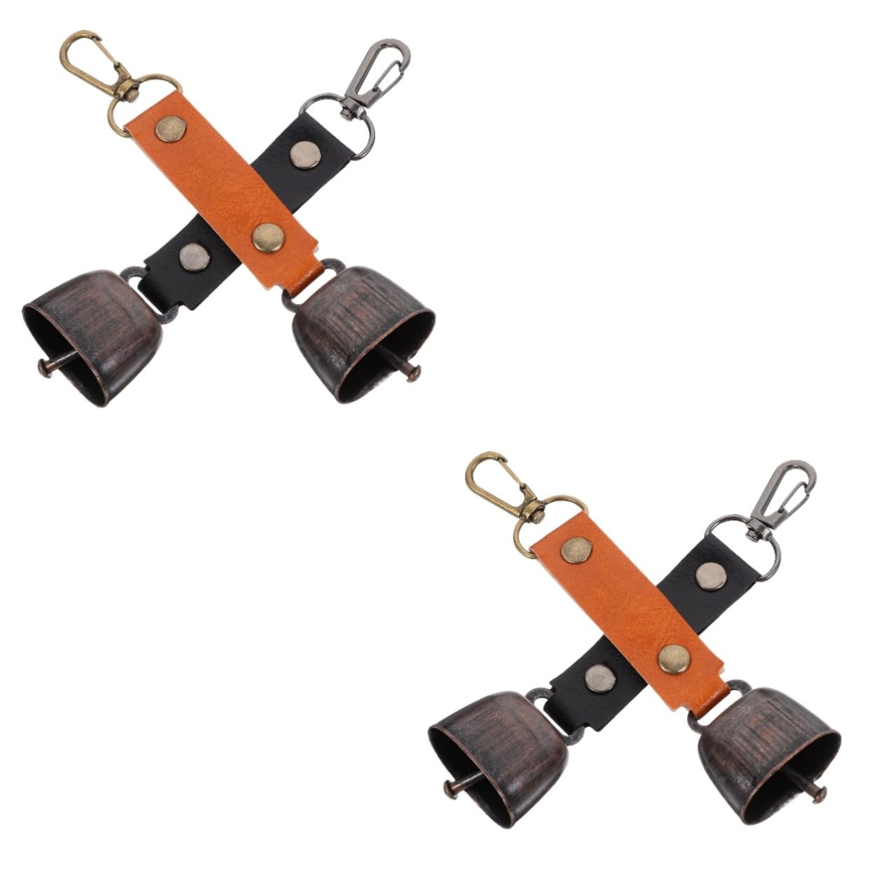 BESPORTBLE 4pcs Bear Bell Loud Emergency Bell for Hiking Biking and Camping Lightweight for Outdoor Adventures and Wildlife