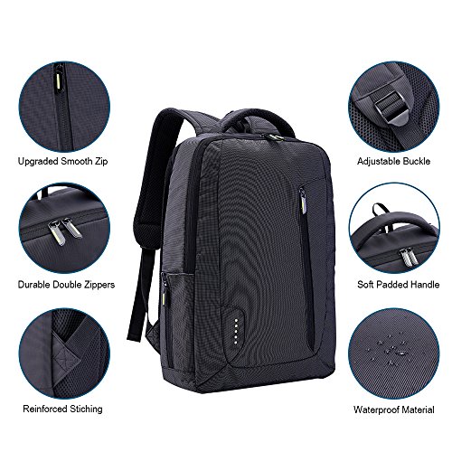 Slim-Laptop-Backpack-Anti-Theft-Durable-Travel-Business-Backpack-Water-Resistant-College-School-Computer-Bag-for-Women-and-Men-Lightweight-Student-Daypack-Fits-156-Inch-Laptop-Notebook