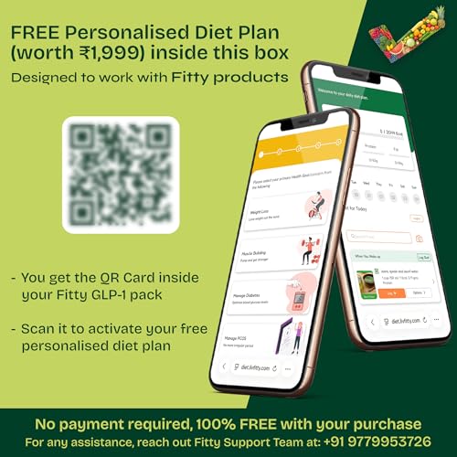 Image of Fitty GLP-1 Daily Weight Loss Supplement | Reduces Hunger & Supports Fat Loss | 100% Natural & Plant-Based | Metabolism Boost & Balanced Blood Sugar Levels | For Men & Women | 90 Capsules
