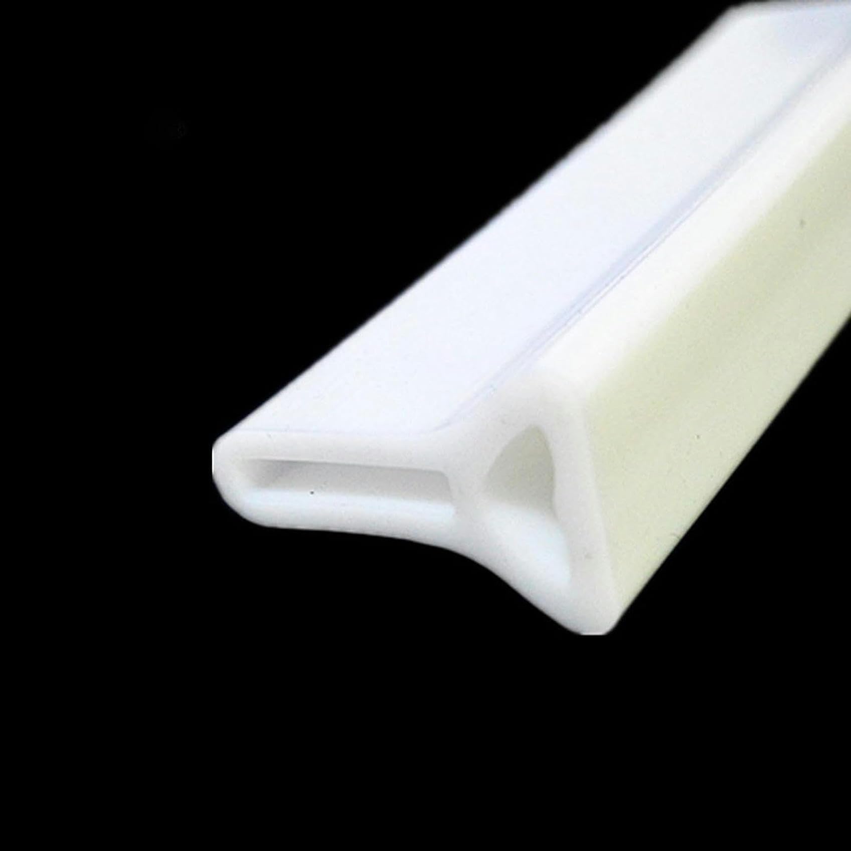 Barrière d'eau en silicone auto-adhésive pour douche et salle de bain