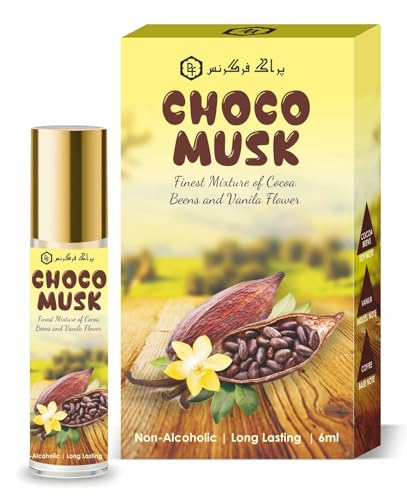 Image of Parag Fragrances Alcohol Free & Long Lasting Attar Perfume Roll-On 6ml (Choco Musk)