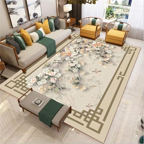 Tapis pas chers salon gris doux pour sol et descente de lit