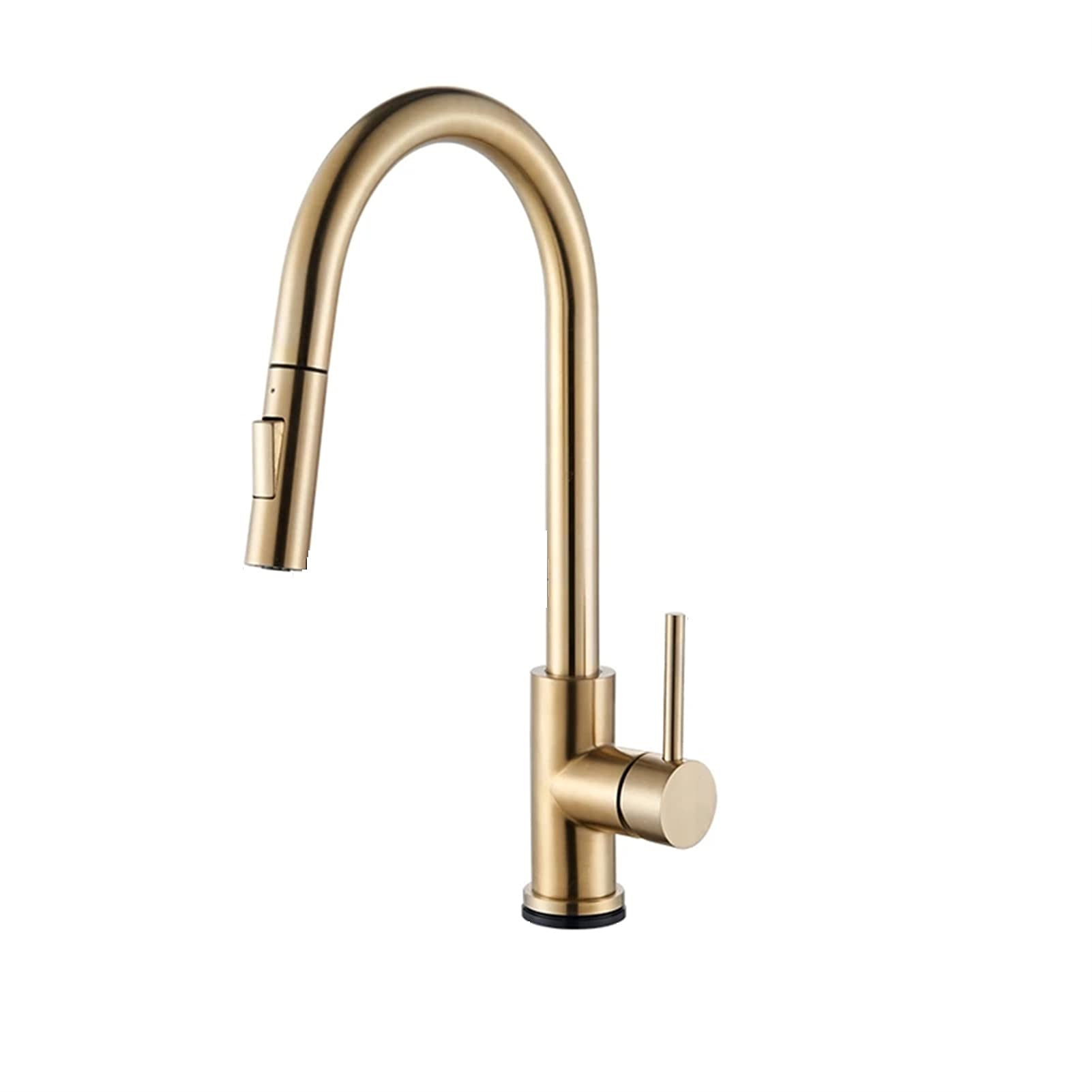 Robinet de cuisine à tirette or mitigeur tactile induction modes d'eau double sortie