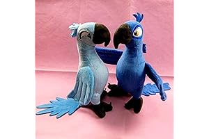 Original Rio Movie Plush Toys Blu & Jewel Parrot 2 pcs Set