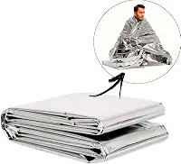 Estilo Boleiro Cobertor Manta Térmica Aluminizado Isolante Emergência Resgate