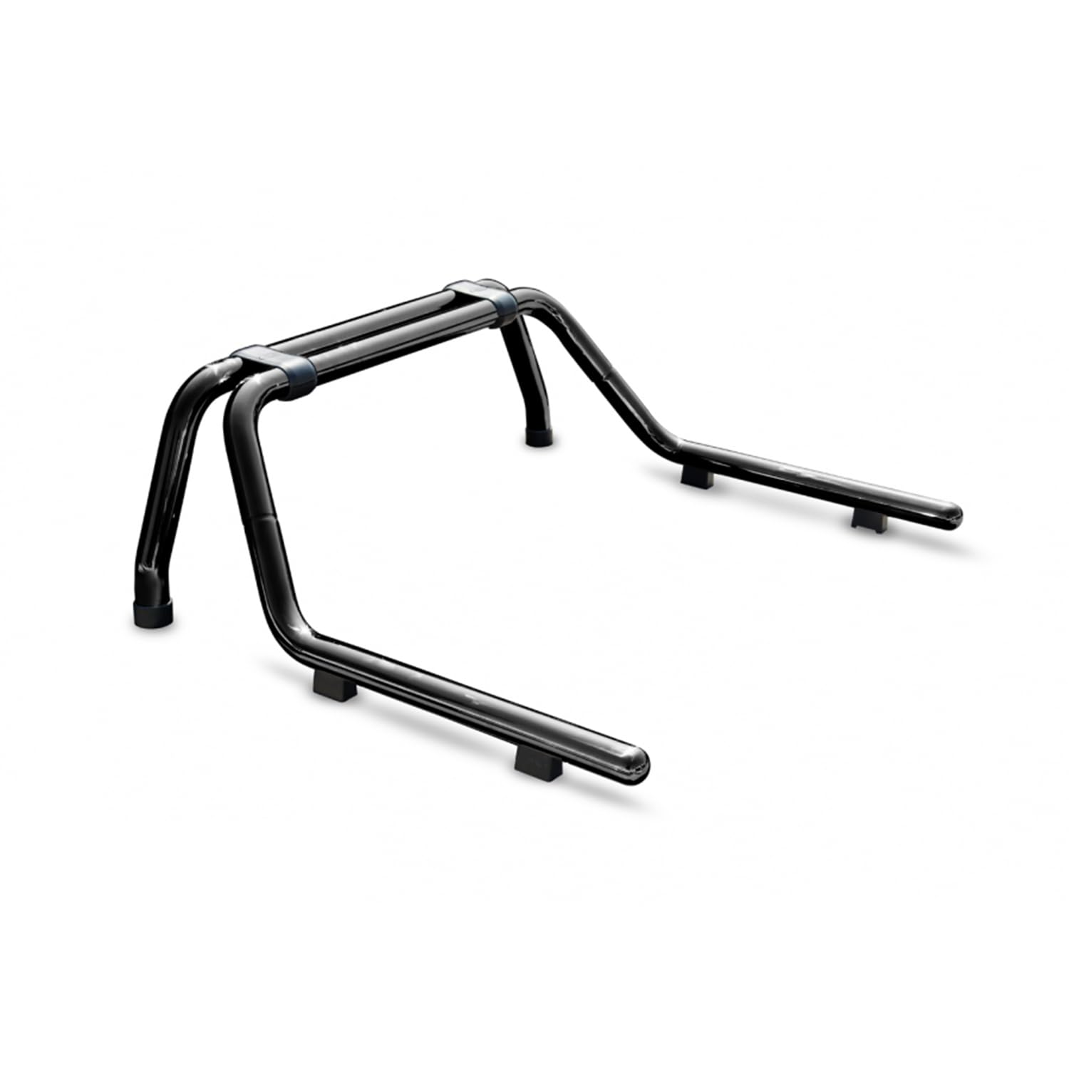OMAC Überrollbügel Rollbar kompatibel mit Toyota Hilux 2006-2015 Gefärbten Stahl Ø60 Schwarz