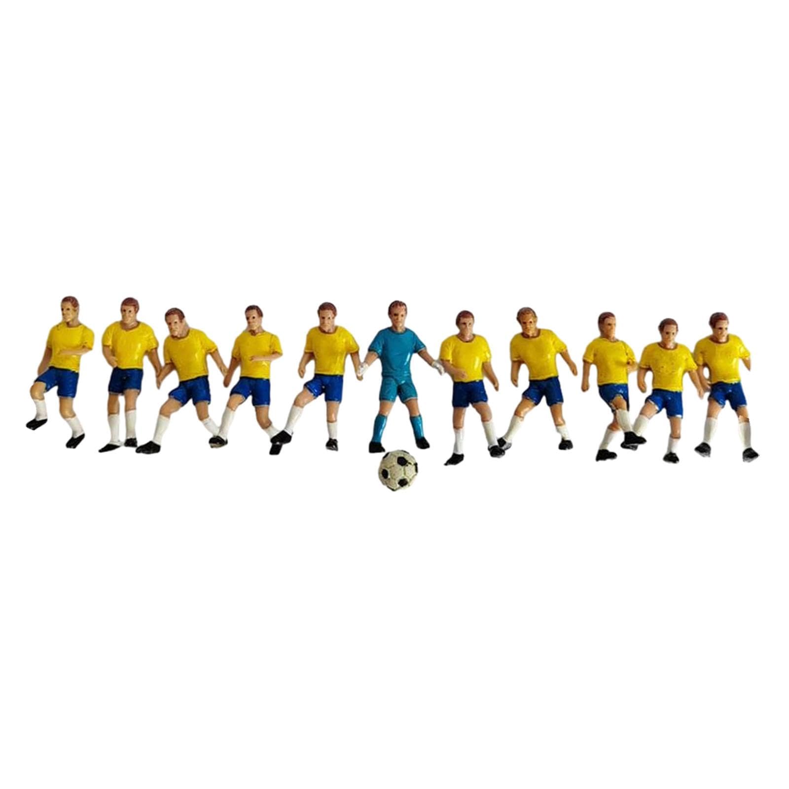 【激レア】サッカーソフビフィギュア11体+ボール セット Amazon.co.jp: PEWETE 11ピース/個ミニチュアフットボール選手の