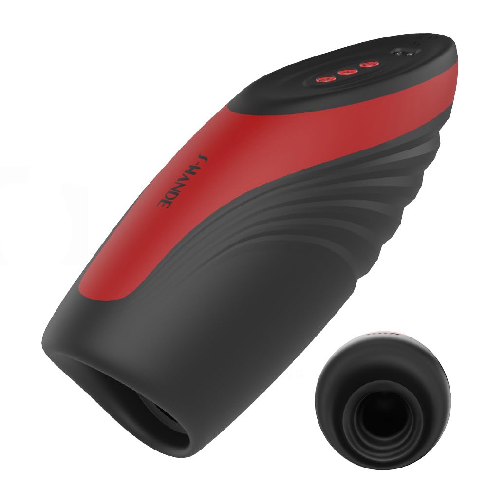 Masturbieren Sexspielzeug für Männer, 3 IN 1 Penis Vibrator mit 9 Vibrationsmodi & 6 Wellensaugen, Elektrischer Masturbator Cup Eichel Stimulation Vibratorensets, Penistrainer Sex Toys für Man