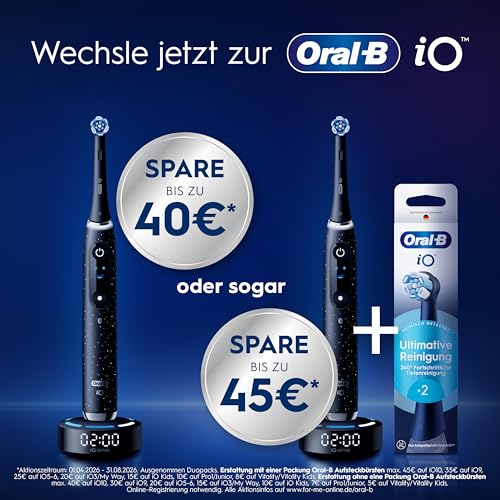 Oral-B iO Series 5 Plus Edition Elektrische Zahnbürste — Electric Toothbrush, Inkl. 3...