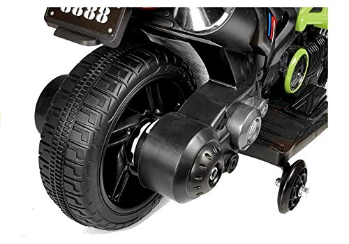 Faro delantero LED verde GTM1188 para motocicleta, 1 x 35 W