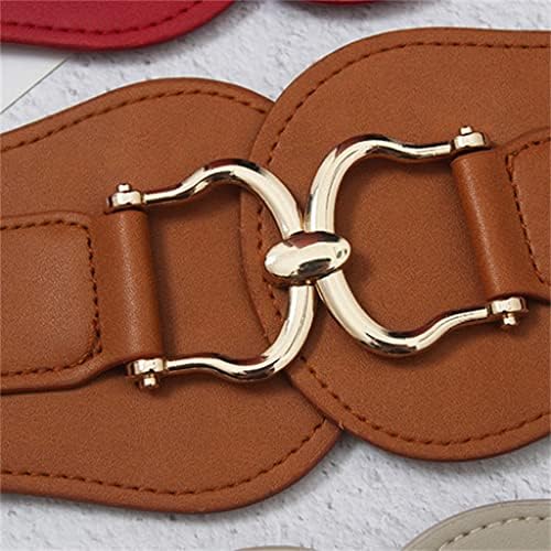 Cinturón Ancho de Cintura para Todo fósforo Faja elástica para Mujer con suéter de Camisa Cinturón elástico ensanchado (Color : A, Size : 64cm)