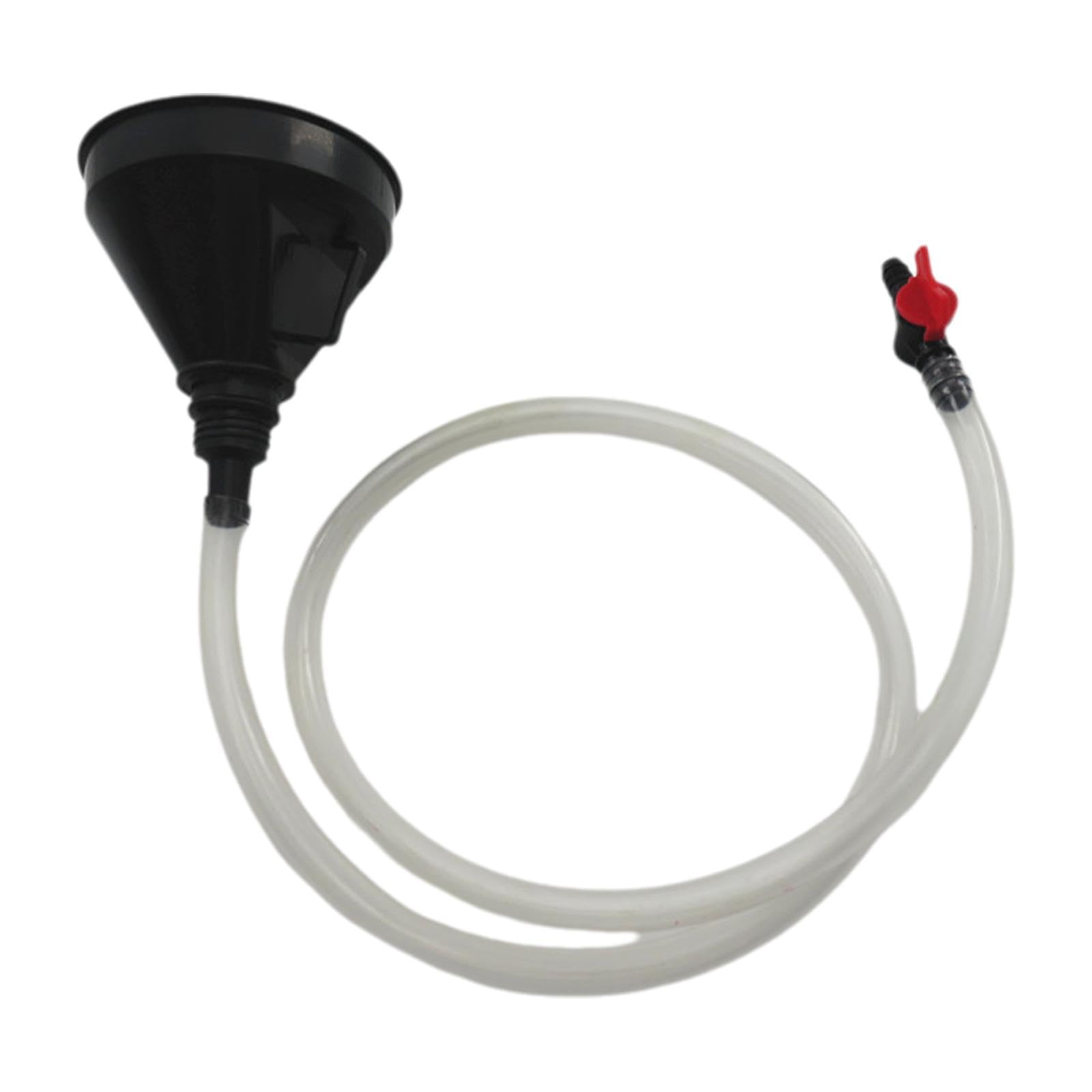 Perfeclan Beer Funnel with Valve Lightweight Convenient Easy Valve Drinking Tool for Birthday Wedding Festival, 14.5cmx120cm
