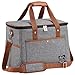 Pynhoklm 28L Kühltasche Faltbar Picknicktasche Kühltaschen Gross Isoliert Einkaufstasche Lunchtasche Thermotasche Isoliertasche Langlebige Performance Kühlbox-für Reisen/Picknick/Einkaufen