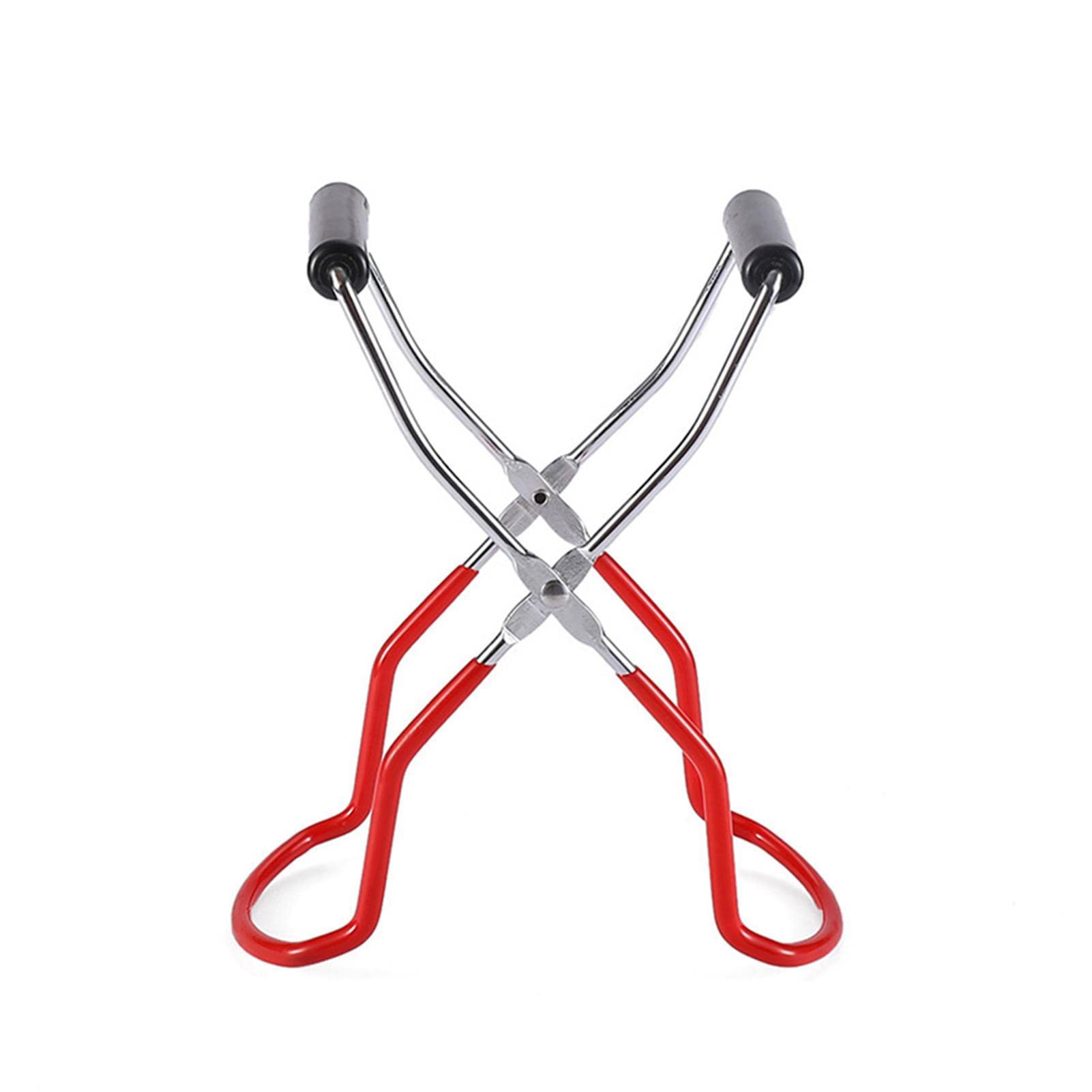 Fukamou Jar Lifter Tongs - Stainless Steel Canning Gripper Anti-Scalding Tool,Multipurpose Kitchen Gadget Jar Grabber for Difficult Size of Canning and Milk Bottle