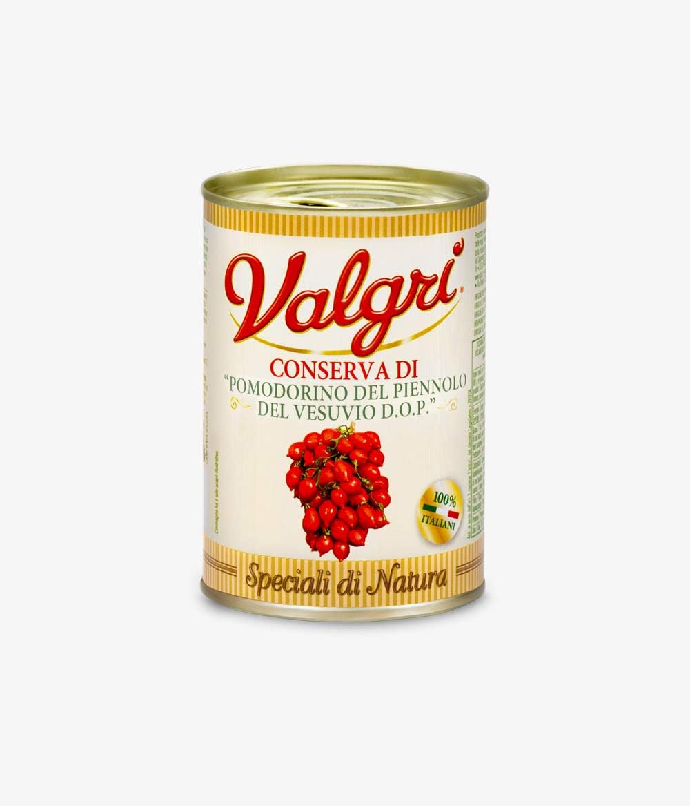 Italian Gourmet Bundle Pomodorino del Piennolo del Vésuve DOP 12 x 400 g Tomates Italiennes en Conserve Spécialité Campanienne Sauce Pizza Pasta Cuisine Méditerranéenne + Italian Gourmet Polpa