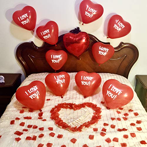 Kit Romântico - Surpresa para namorados - pétalas velas e balões