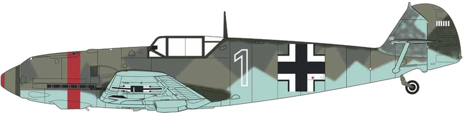 AIRFIX, Standard Model Set, A05120C Messerschmitt Bf109E-3/E-4 Model Building Kit - Image 2