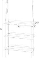 Vista 3 de Sumerflos Cajas de ventana de acrílico de 3 niveles para ventanas, estantes de plantas de ventana colgantes de acrílico, ventanas interiores
