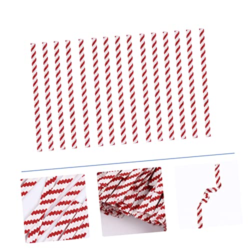 COHEALI 1400Pcs Gravata Listrada Fio Vermelho E Branco Gravata Noel Gravata Listrada Vermelha E Bran