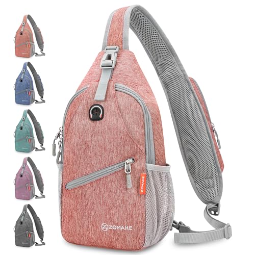 ZOMAKE Sling Bag,Small Crossbody Sling Backpack Shoulder Daypack for Travel - image 2