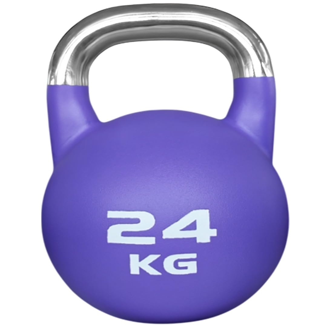 B Fit Matte Finish Competition Kettlebells Weight Workout Gym Equipment and Strength training sets for Women and Men for H