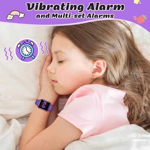 Image of LAVAREDO Kids Digital Watches for Boys Girls,Waterproof Sport Watch with Pedometer Stopwatch Vibration Alarm for Ages 5-13,No App Fitness Tracker Watch for Kids Teens Birthday Gifts