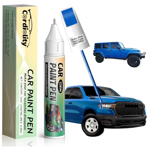 Image of Hydro Blue Pearl-Coat(PBJ /MBJ) Touch Up Paint Pen for Ram,Car Paint Scratch Repair Pen Quick and Easy Fix Auto Paint Scratch