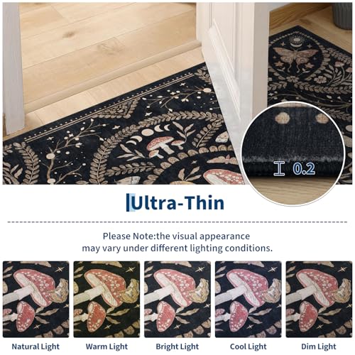 Tapete Decorativo Garvee 5x7 Pies, Negro miniatura 4
