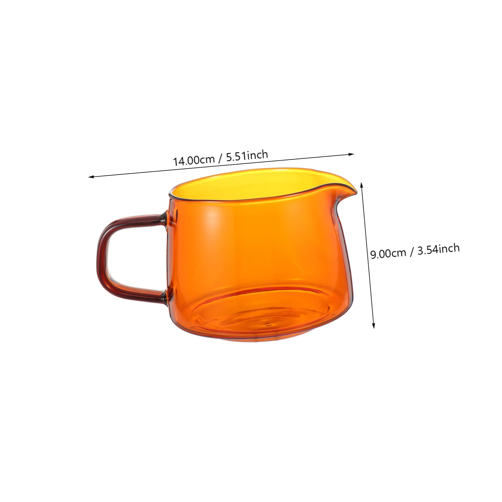 GRIRIW Coffee Pot High-temperature Resistant Glass Kettle Easy to Use and Carry for Drip Coffee Pot