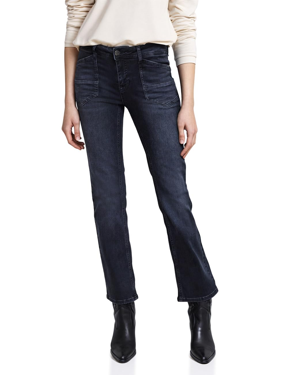 Street One Studio Damen Bootcut Jeans